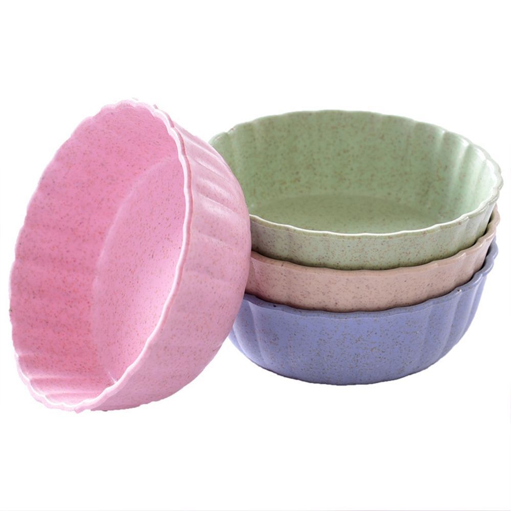 Wheat Straw Bowls 4-Piece Set